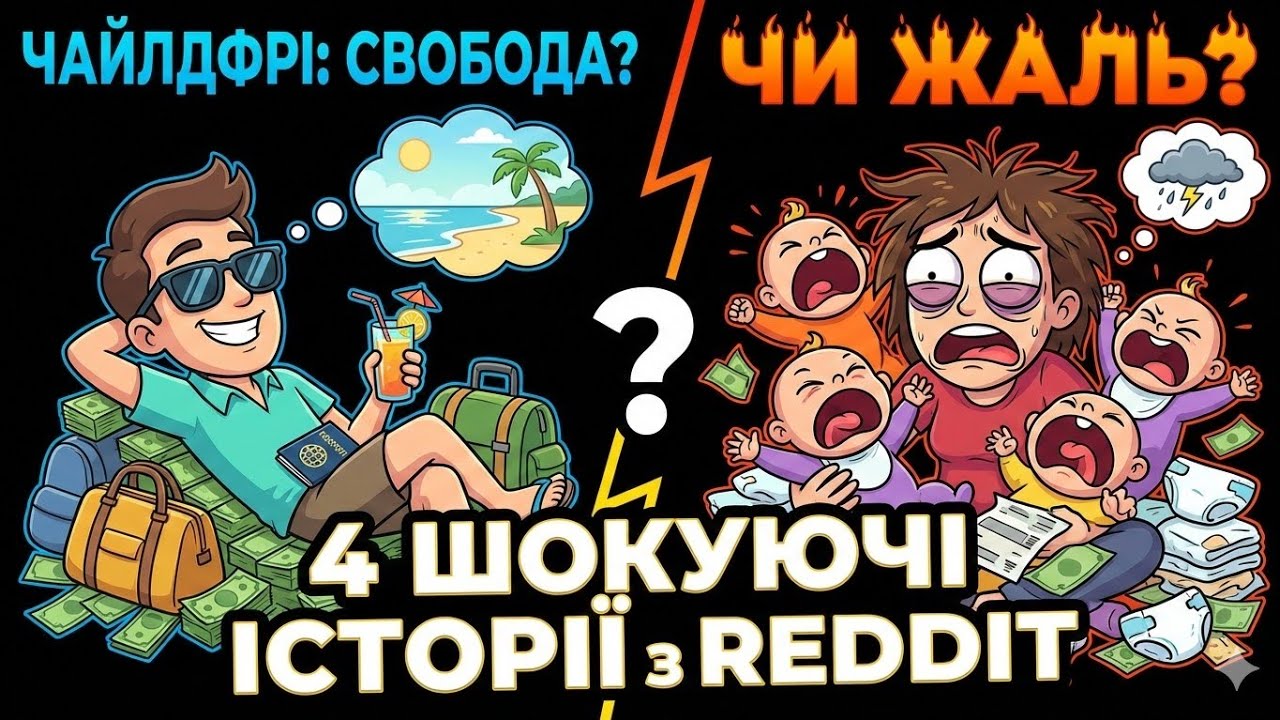 Чайлдфрі чи материнство? 🚩 4 історії з Reddit, які ПОРВУТЬ ваші шаблони | Reddit українською на ніч 