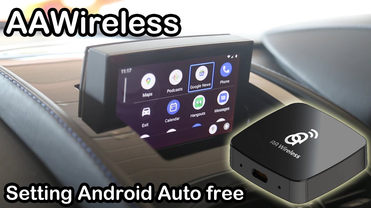 AAWireless - Unboxing, Setup and First Impressions Review - Setting Android Auto Free