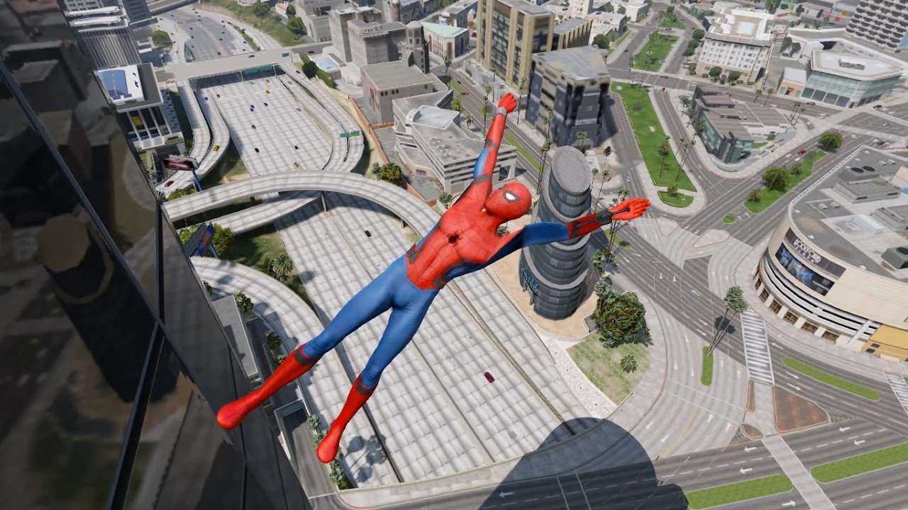 Spider-Man EPIC Ragdoll Jump Fail in GTA 5 | Funniest Stunt Crash Ever 😂 GTA5