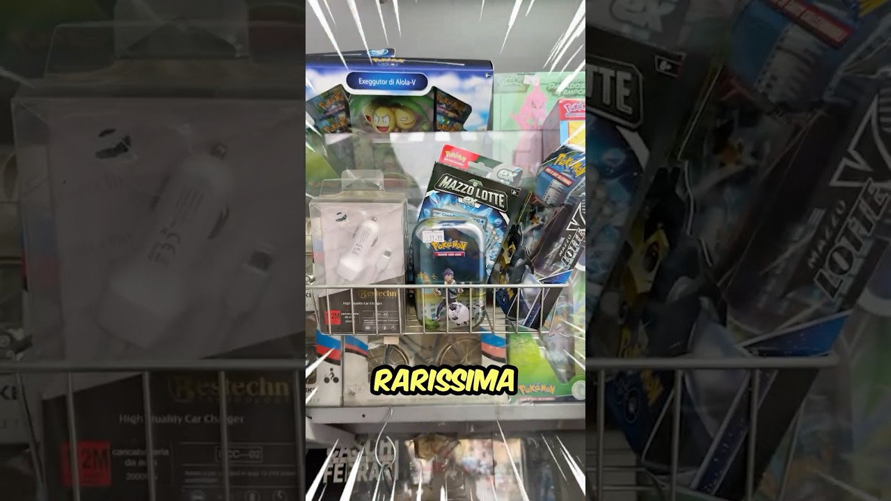Questo RARA TIN di carte pokemon era NASCOSTA in uno SCAFFALE in EDICOLA