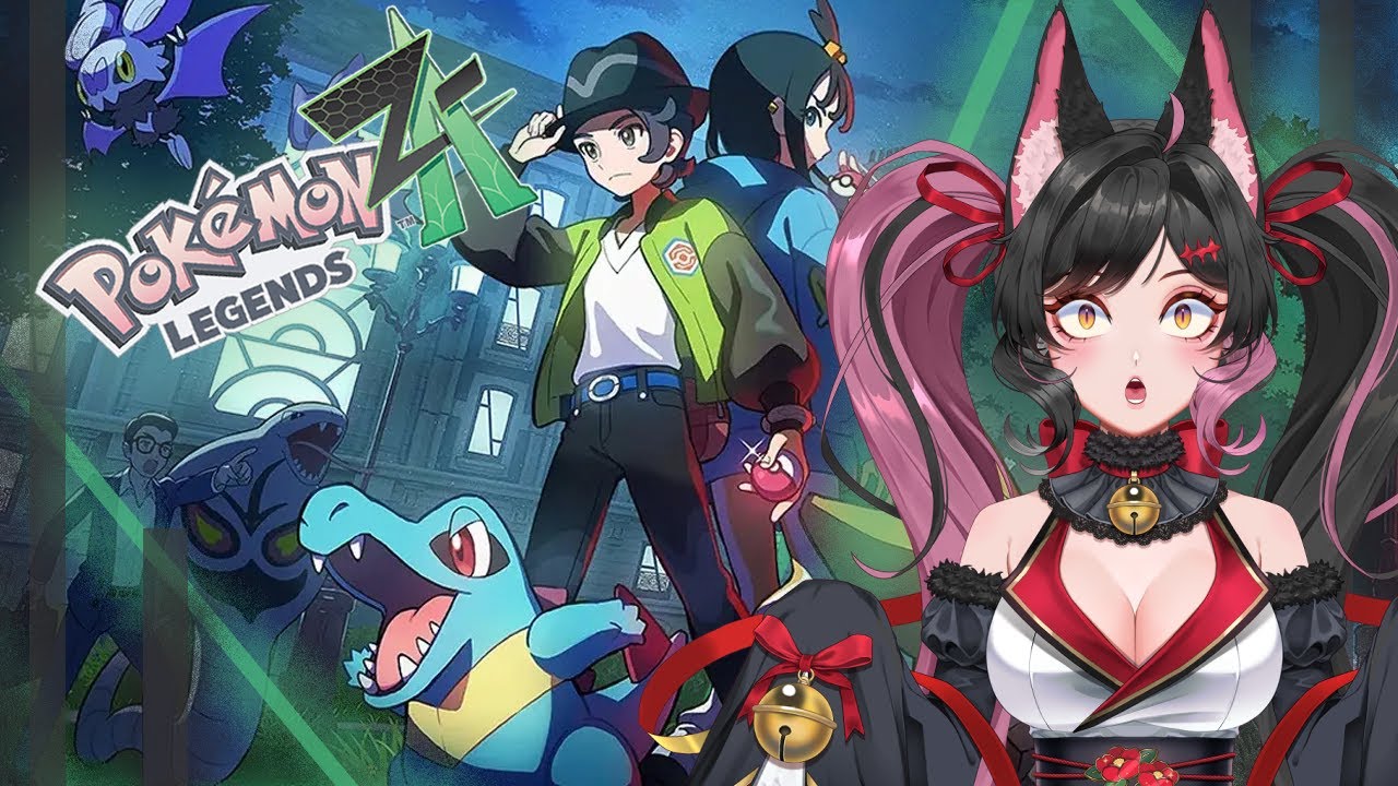 【POKEMON LEGENDS: Z-A】Reaching Rank C & Simping for Corbeau! 💜✨ | VTuber Yumeko Ghost Cat