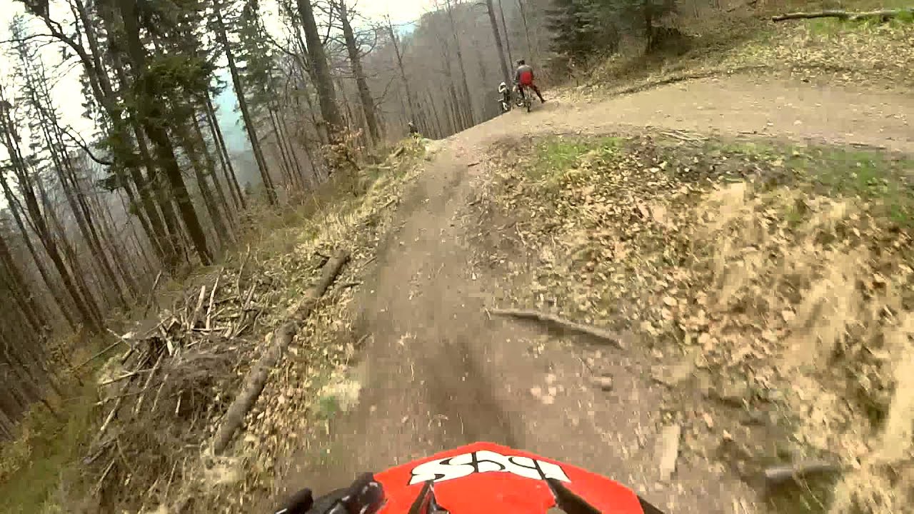 Wisła Stożek - downhill - trasa Puchar Polski 06.04.2014