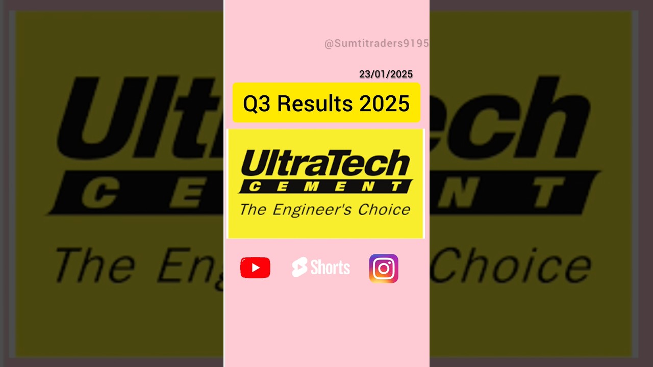 Ultratech cement share Q3 Results 2025 💥 Ultratech Cement share latest news 💥 Ultratech Cement