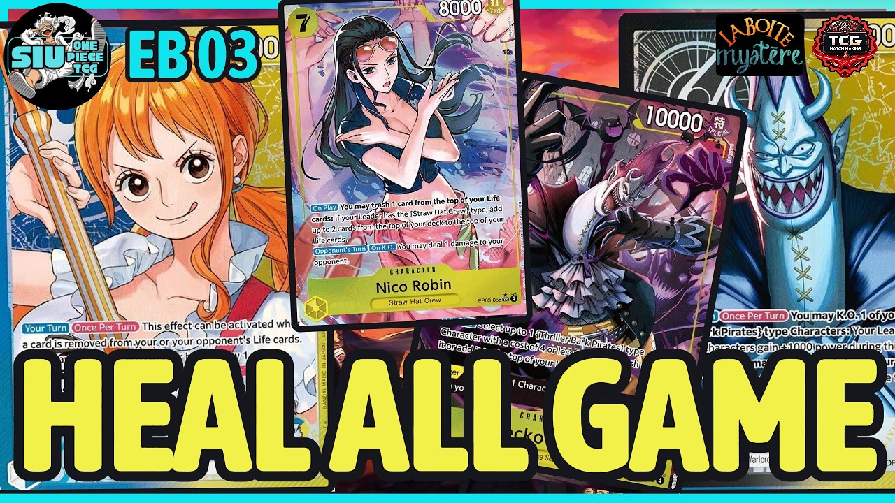 HEAL ALL GAME [EB03] 🔵🟡 Nami VS. ⚫🟡 Gecko Moria 🎮 GAMEPLAY