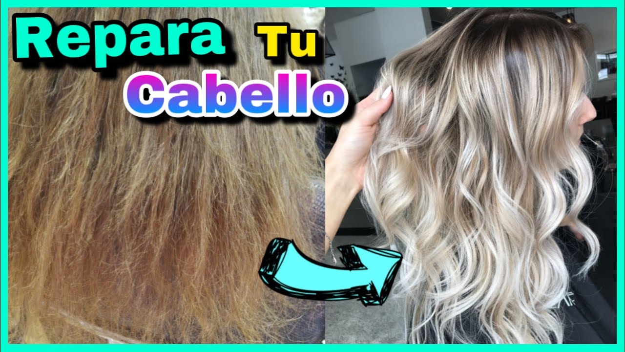 COMO REPARAR CABELLO DAÑADO CON ESTA MASCARILLA CASERA | NatyGloss