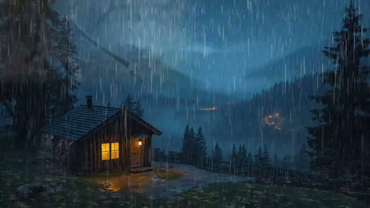 Rain Sounds for Sleeping and Studying | Relaxing Rain ASMR for Focus and Calm Mind