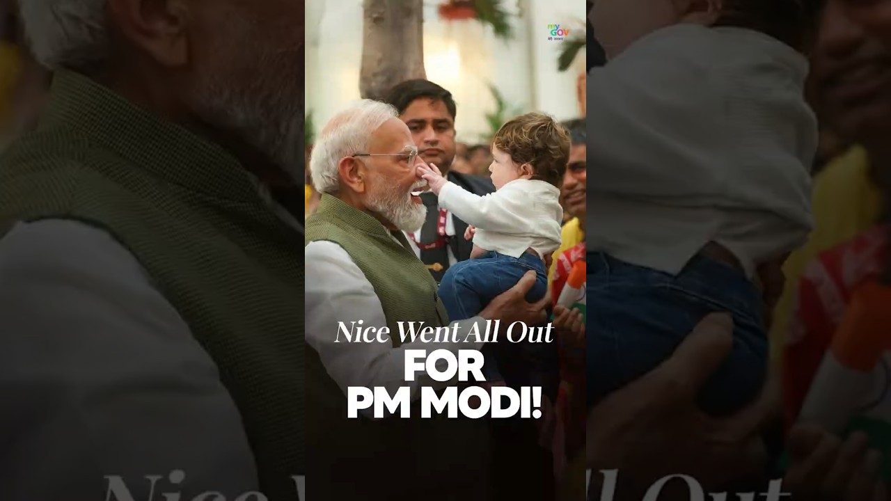Heartwarming Welcome for PM Modi in Nice, France | Special Moments with the Indian Community