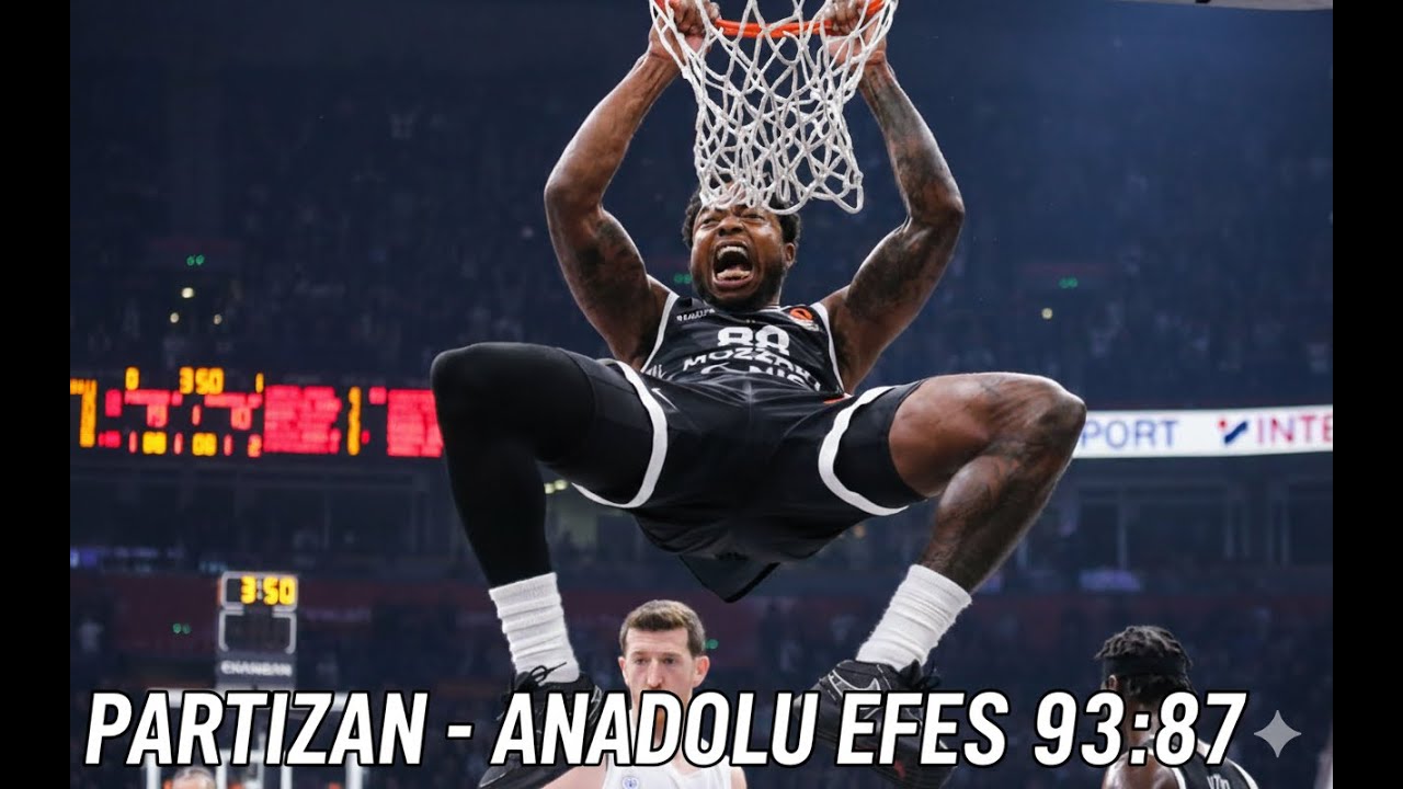 Partizan - Anadolu Efes 93:87