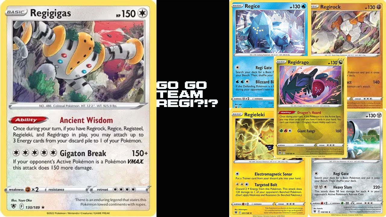The Team That Can't be Stopped! Team regi PTCGO Gameplay