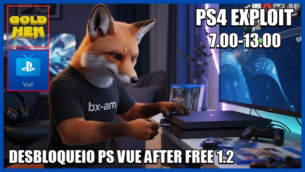 TUTORIAL COMPLETO DE DESBLOQUEIO PS4 7.00-13.00 PS VUE AFTER FREE V1.2