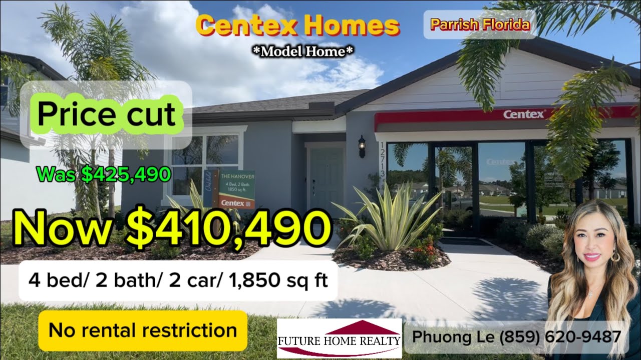 Nha moi Florida Centex Homes Parrish Florida