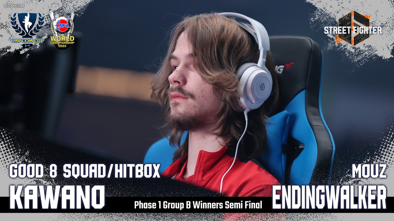 GOOD 8 SQUAD/HITBOX｜カワノ（豪鬼/C）vs MOUZ｜ENDINGWALKER（リュウ/C）「PHASE 1 GROUP B WSF」【CAPCOM CUP 12】