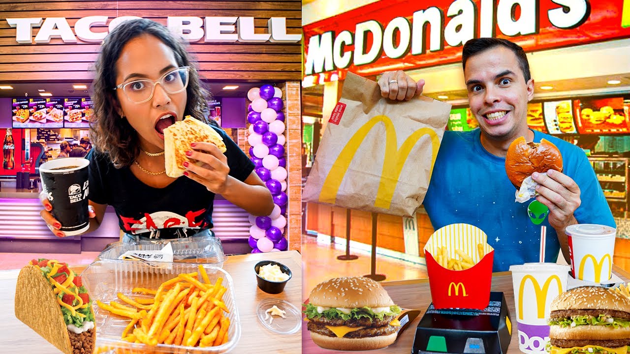 24 HORAS COMENDO SÓ COMIDAS DE FAST FOOD! - IDEIA RUIM!