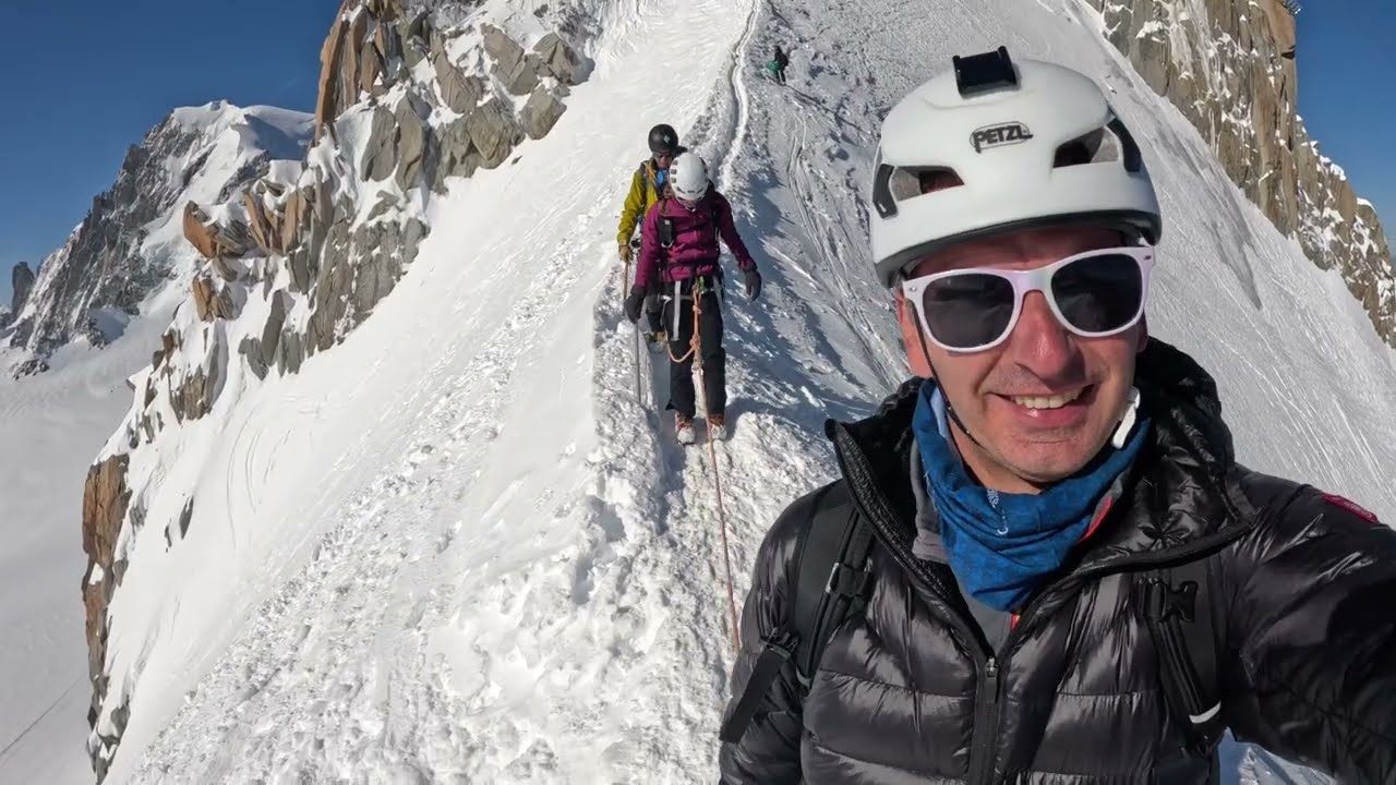 Alpinisme dans la Vallée Blanche (mai 2025) : Pointes Lachenal et Arête à Laurence
