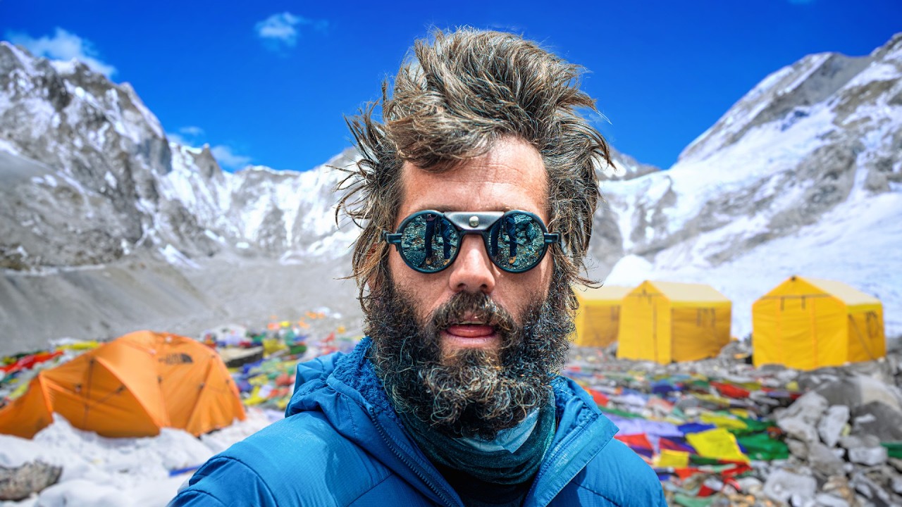 I went to Everest Base Camp using only human power (from England)