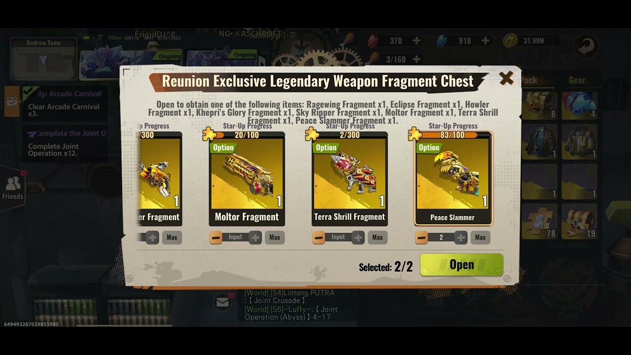 METAL SLUG AWAKENING!!! UNBOXING INVENTORY @SEASON6!!