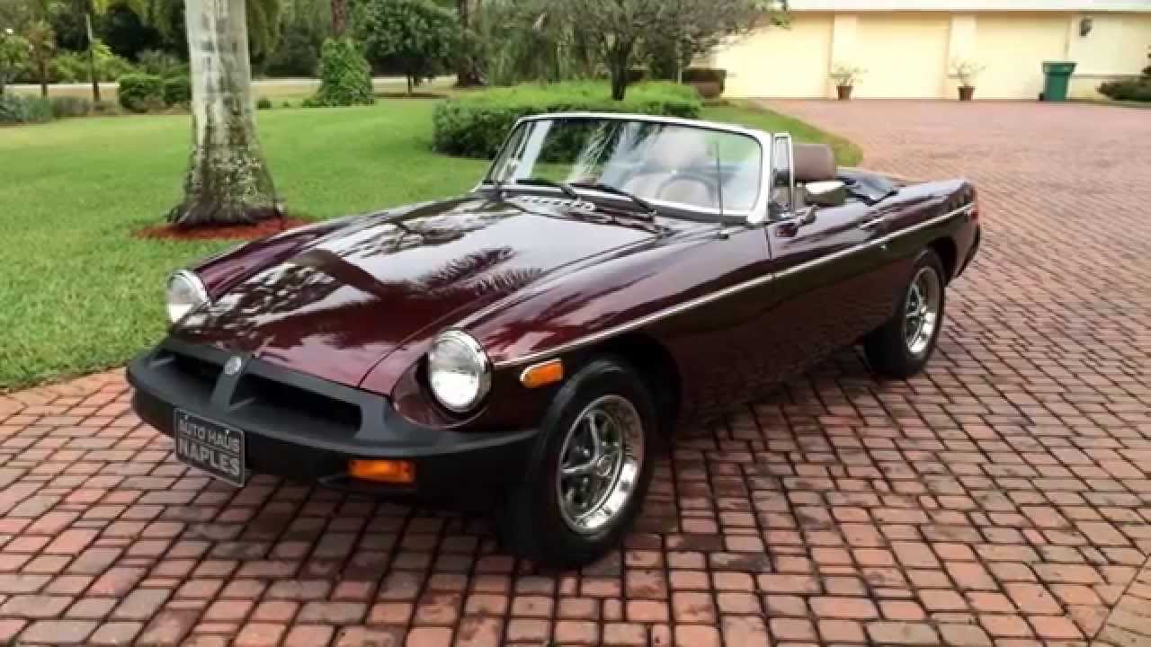 1980 MG MGB Roadster for sale by Auto Haus of Naples AutoHausFL.com