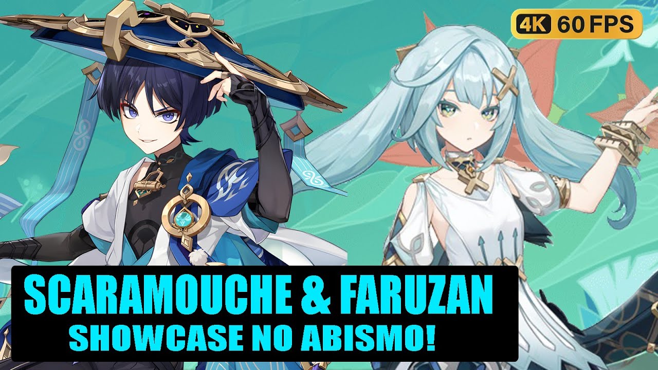 SCARAMOUCHE & FARUZAN SHOWCASE! 「UHD 4K 60FPS」GENSHIN IMPACT