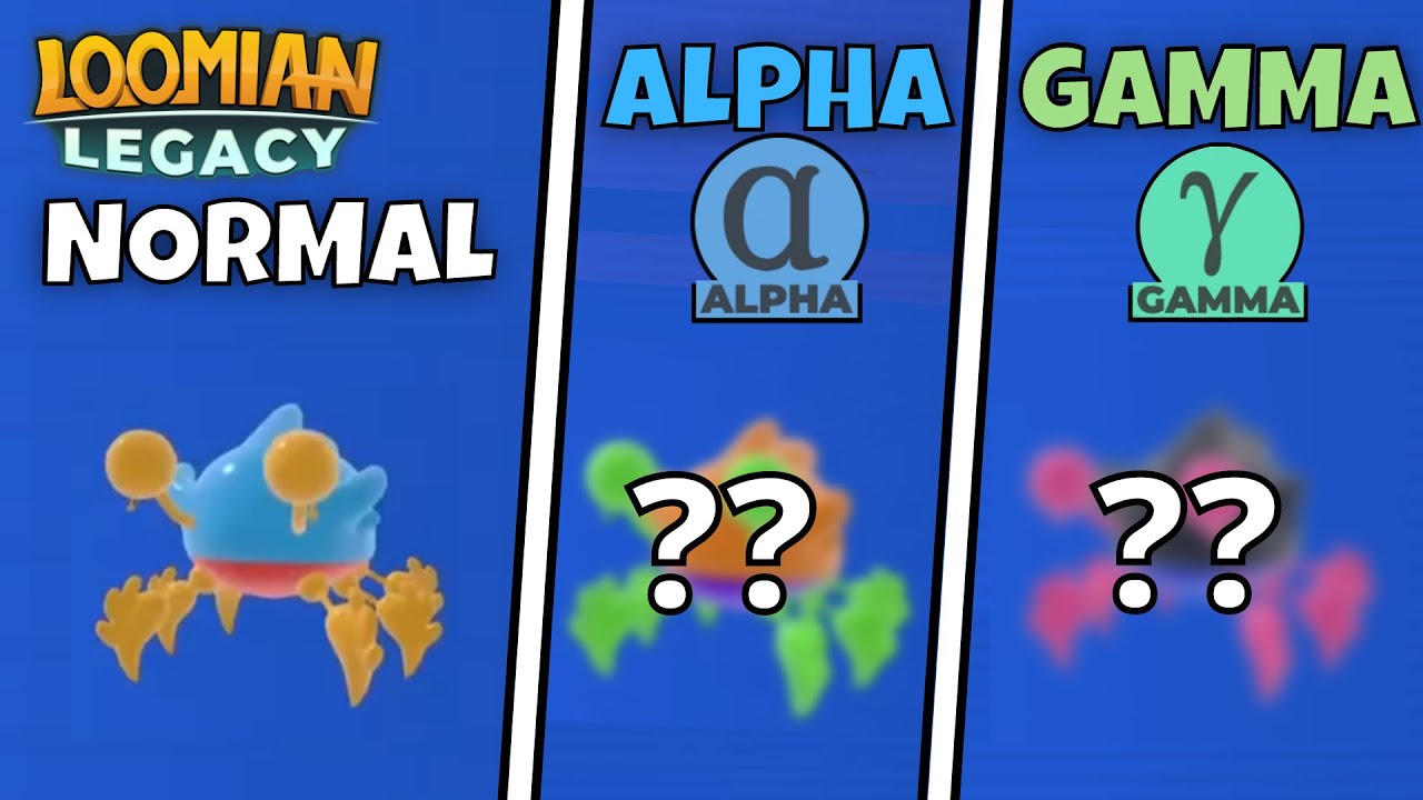 ALL VERSIONS OF THE NEW JELLY GUMPOD| Loomian Legacy