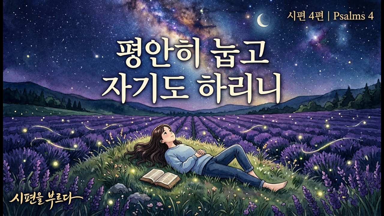 시편 4편 | 평안히 눕고 자는 밤의 기도 | 말씀이 노래가 될 때 | 시편을 부르다
