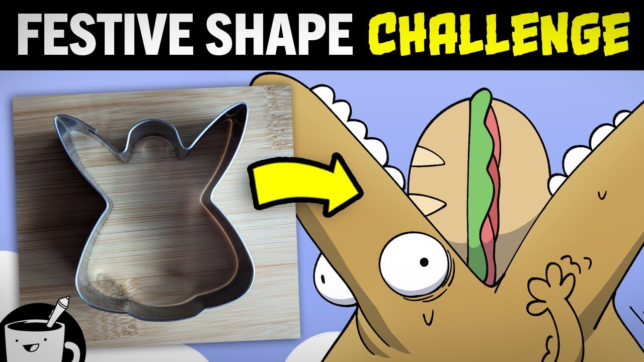 Cookie Cutter Shape Drawing CHALLENGE