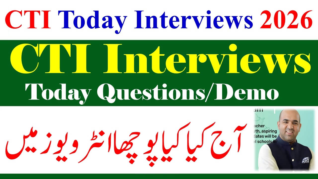 CTI Today Interviews Questions 2026 | CTI Jobs 2026 Today Expereince | CTI New Jobs Questions