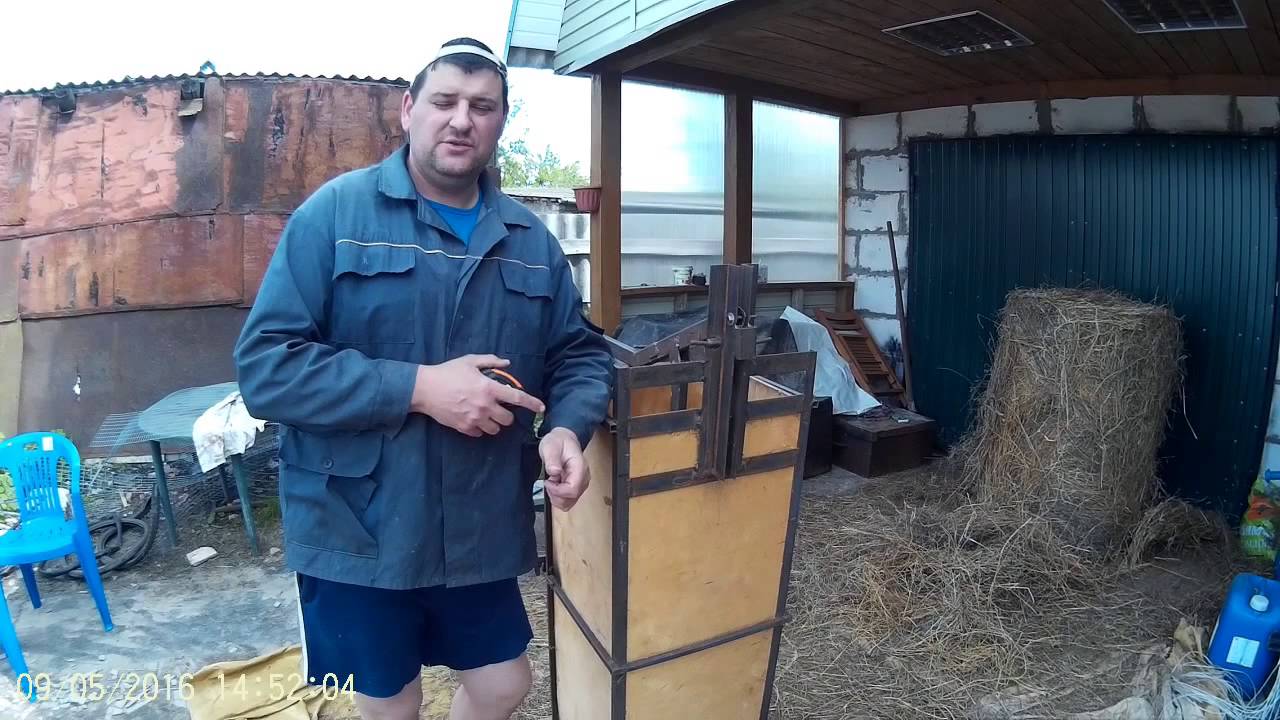 размеры ручного пресса для сена