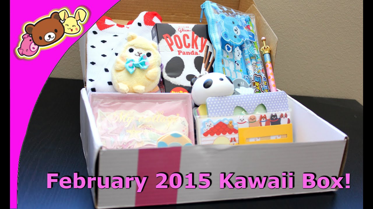 Kawaii Box February (January #2 Box) 2015 - Cute Monthly Subscription Box - Opening/Review!