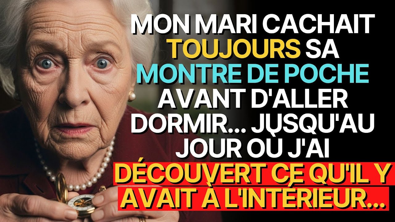 Histoire vraie de cette grand-mère👵💗: MON MARI CACHAIT TOUJOURS SA MONTRE DE POCHE AVANT...