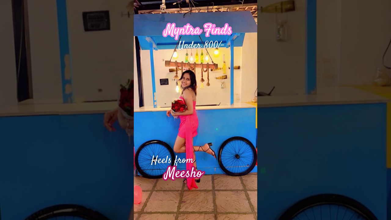 Party Outfit under 800 #birthday #party #outfit #grwm #pink #myntra #trending #reels #vlog #shorts