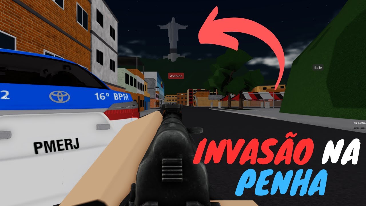 PMRJ - TIROTEIO NA FAVELA DA PENHA ( ROBLOX )