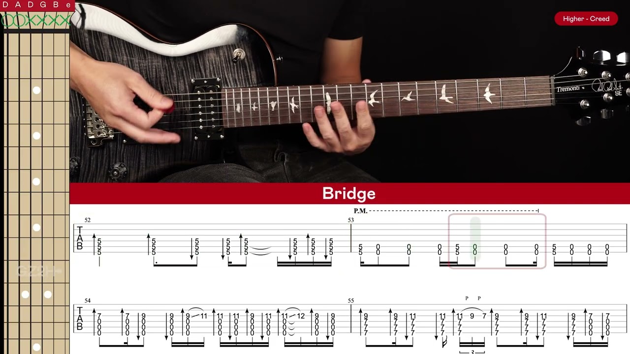 Higher Guitar Cover Creed 🎸|Tabs + Chords|
