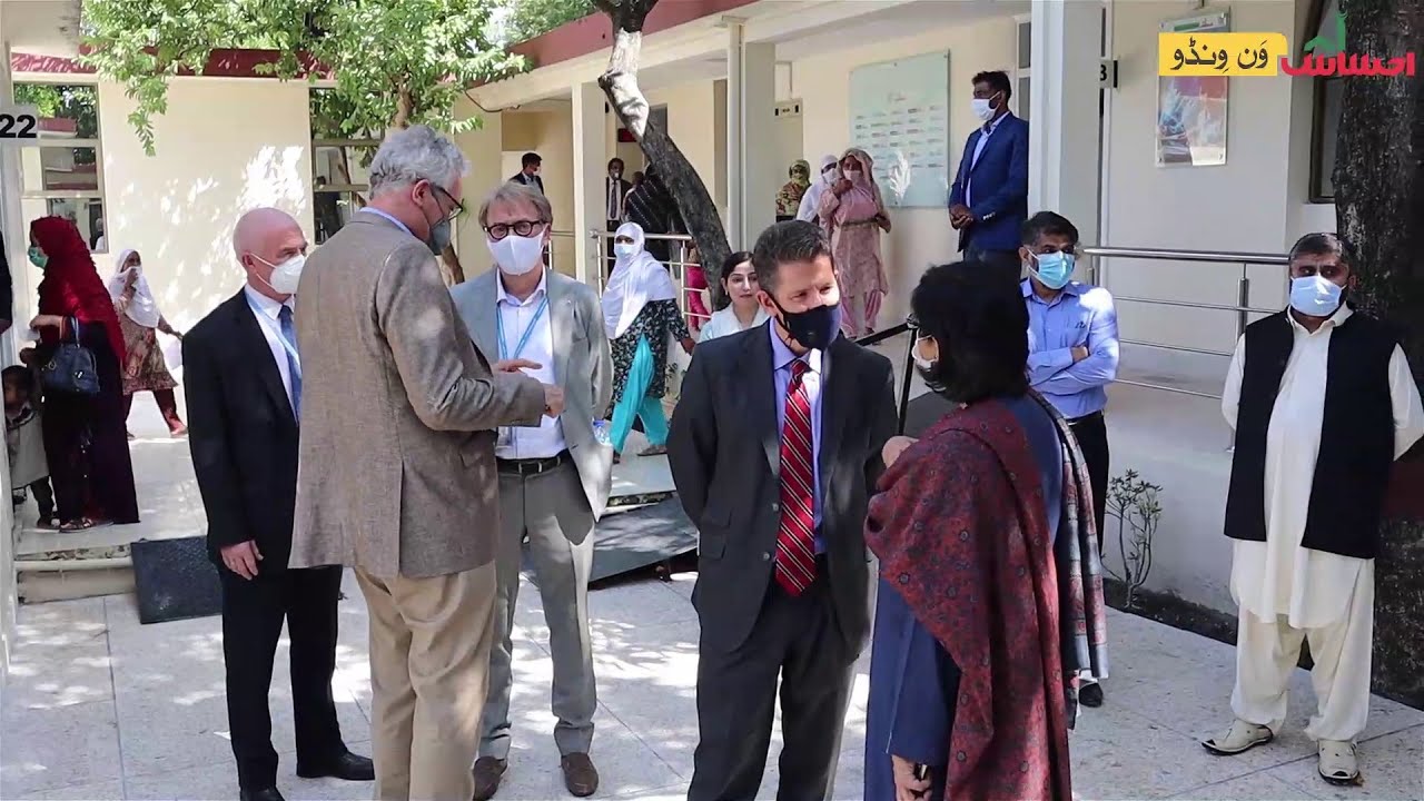 International development partners Visit of One-Window Ehsaas Center in Sitara market, Islamabad