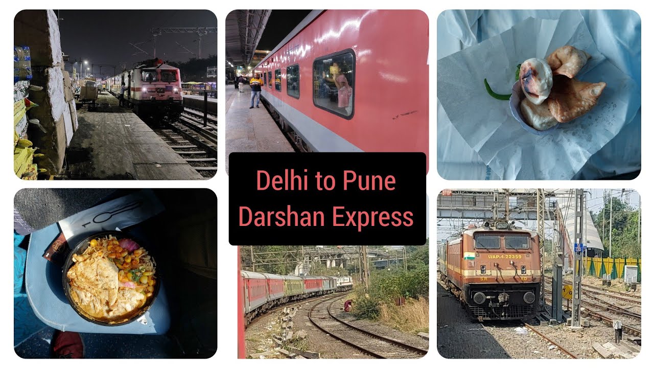 DELHI to PUNE || Full Train Journey HIGHLIGHTS || Train No. 12494 NZM MRJ Darshan SF Express!!!