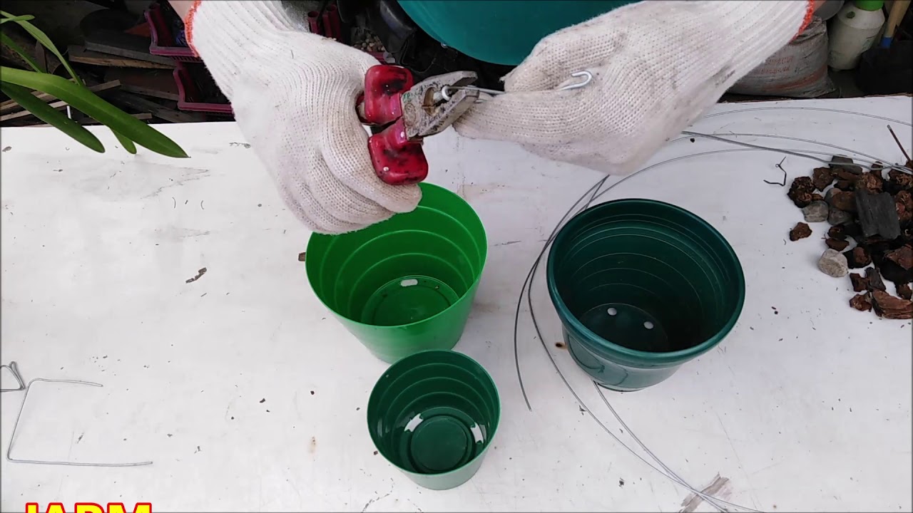 Como hacer y colocar tutores de alambre a tus orquídeas