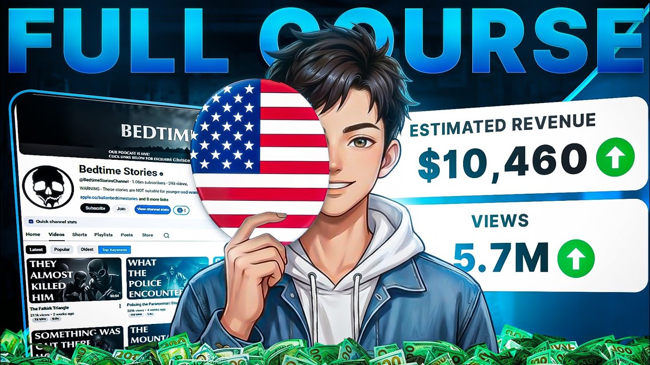 How To Make USA Based YouTube Channel || Step by Step - Full Course || Op Ai