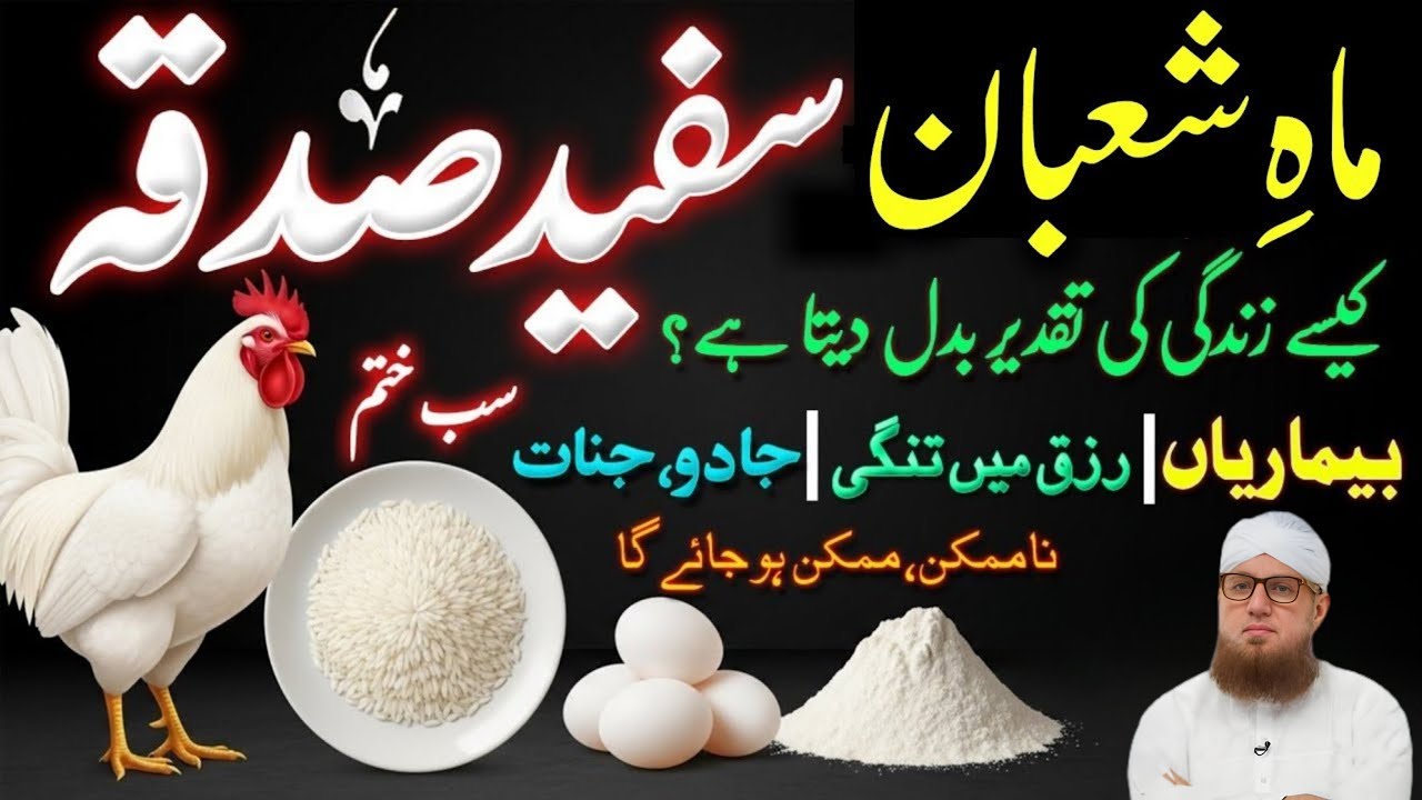 Mah-e-Shaban Ka Safed Sadqa | Taqdeer Badalne Wala Amal | Rizq Aur Shifa Ka Wazifa