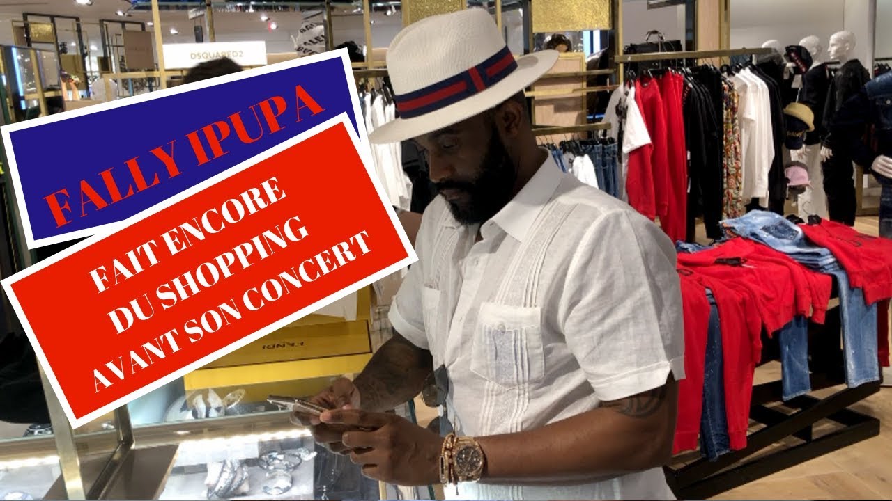 FALLY IPUPA FAIT ENCORE DU SHOPPING AVANT SON CONCERT