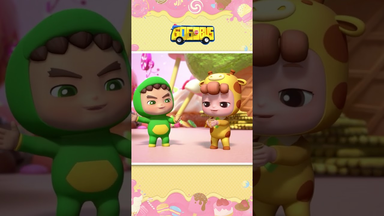 🍦Eat Yummy Yummy ICE CREAM With GoGoBus Gordon! #shorts #kidssong #gogobus