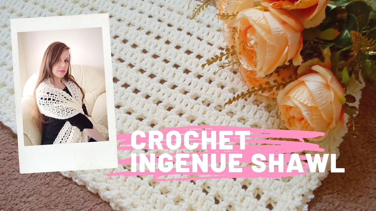 CROCHET EASY INGENUE REGENCY ERA WRAP | Easy Shawl DIY Beginner Tutorial (Vintage Crochet Series)