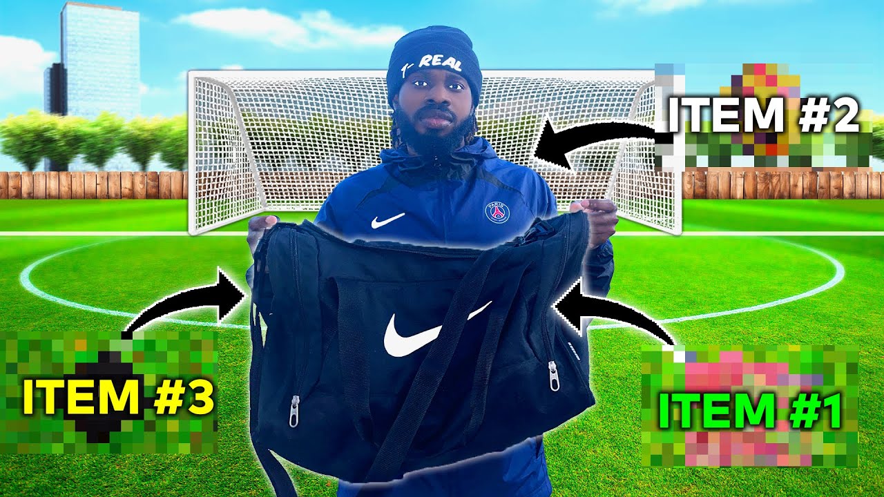 ESSENTIAL Items PRO Footballers Pack In their Football bag on Match day!