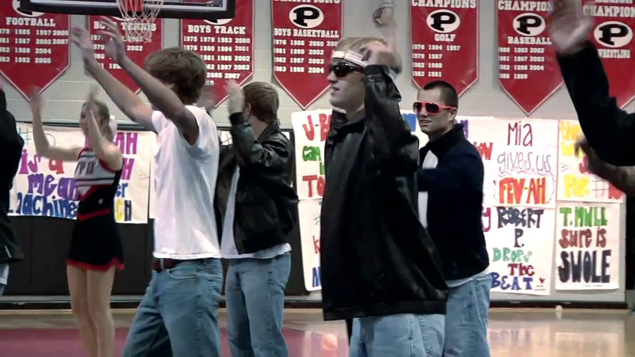 Senior Football Players Dance