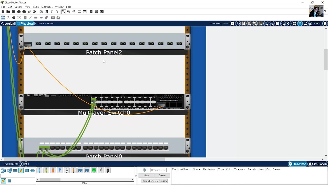 Cableado Estructurado: Cobre, Fibra, Cableado Horizontal y Vertical - Packet Tracer 8