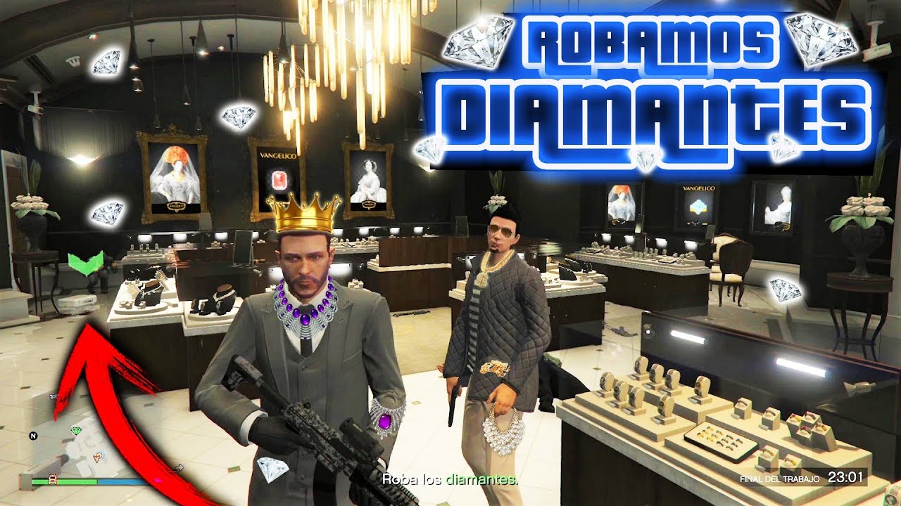 COMO ROBAR DIAMANTES EN GTA V
