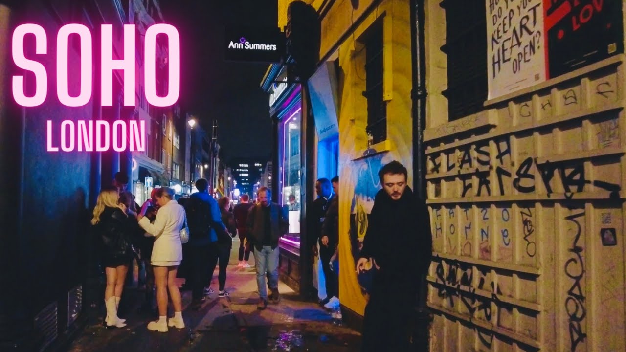 [London- SOHO, Friday Night] crowded SOHO, London nightlife #SOHOLondon#nightlife