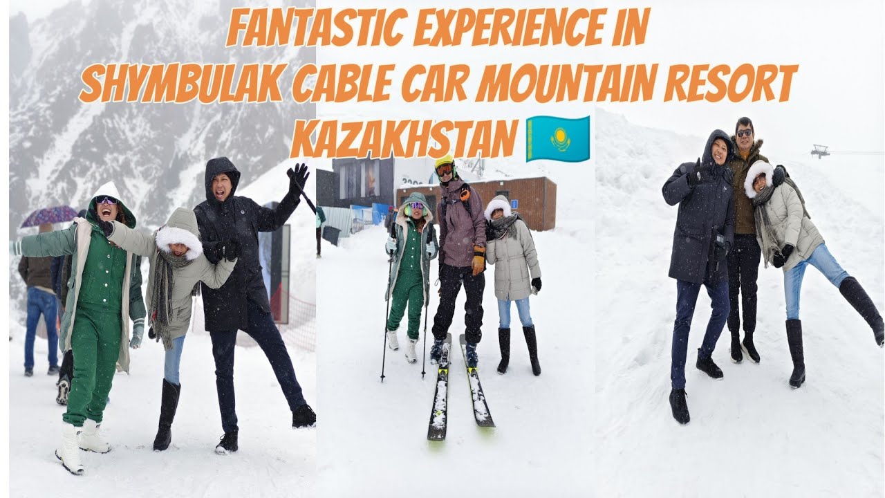 🇰🇿2025|AMAZING AERIAL DAY VIEW OF SHYMBULAK CABLE CAR By Alexis|Lucy Pagalan