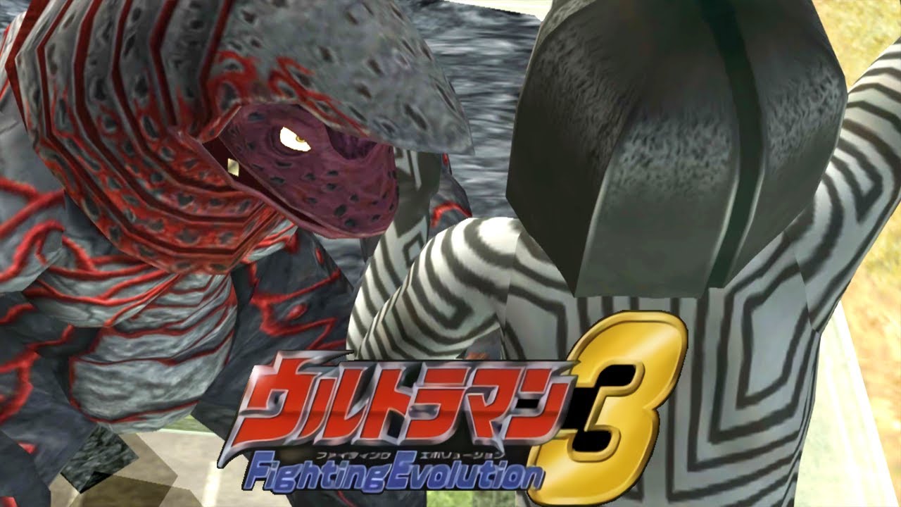 [PS2] Ultraman Fighting Evolution 3 - Golza vs Dada (1080p 60FPS)