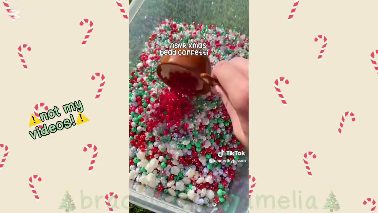 A Christmas clay beads TikTok compilation.