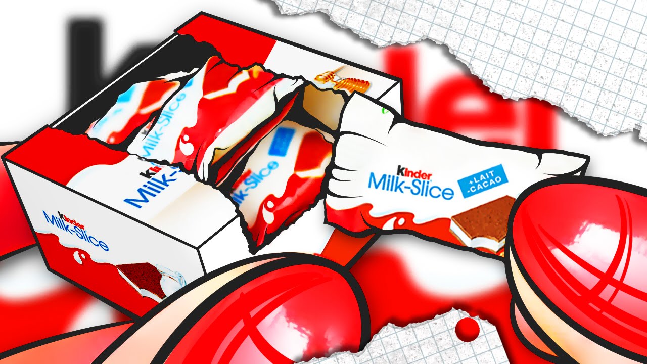 100% REAL Edible Miniature KINDER MILK SLICE Pack! | DollHouse DIY ♥