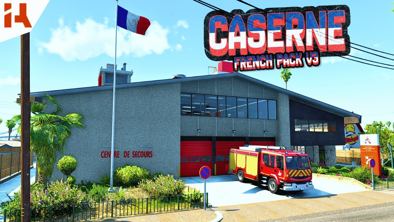 Caserne BSPP - GTA5 | French Pack V3